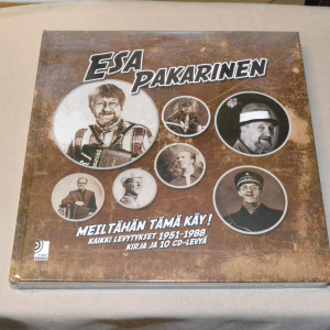 Esa Pakarinen Meiltähän tämä käy! Kaikki levytykset 1951-1988 Kirja ja 10 CD-levyä